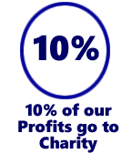 10% of profits from Ten-Percent Legal and Interim Lawyers go to charity.