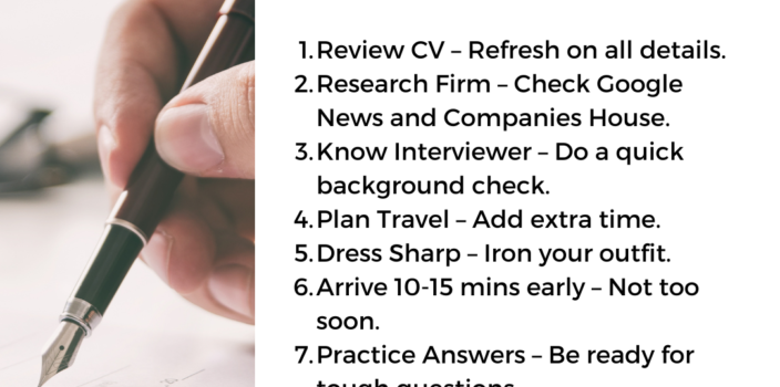 10 Things to Do Before a Legal Job Interview